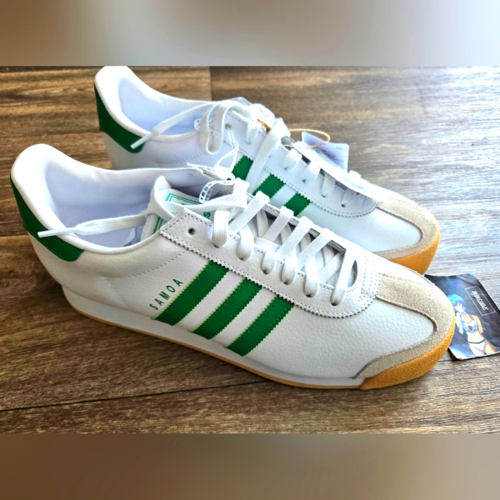 Adidas Originals Samoa White Green Gum Size 11.5